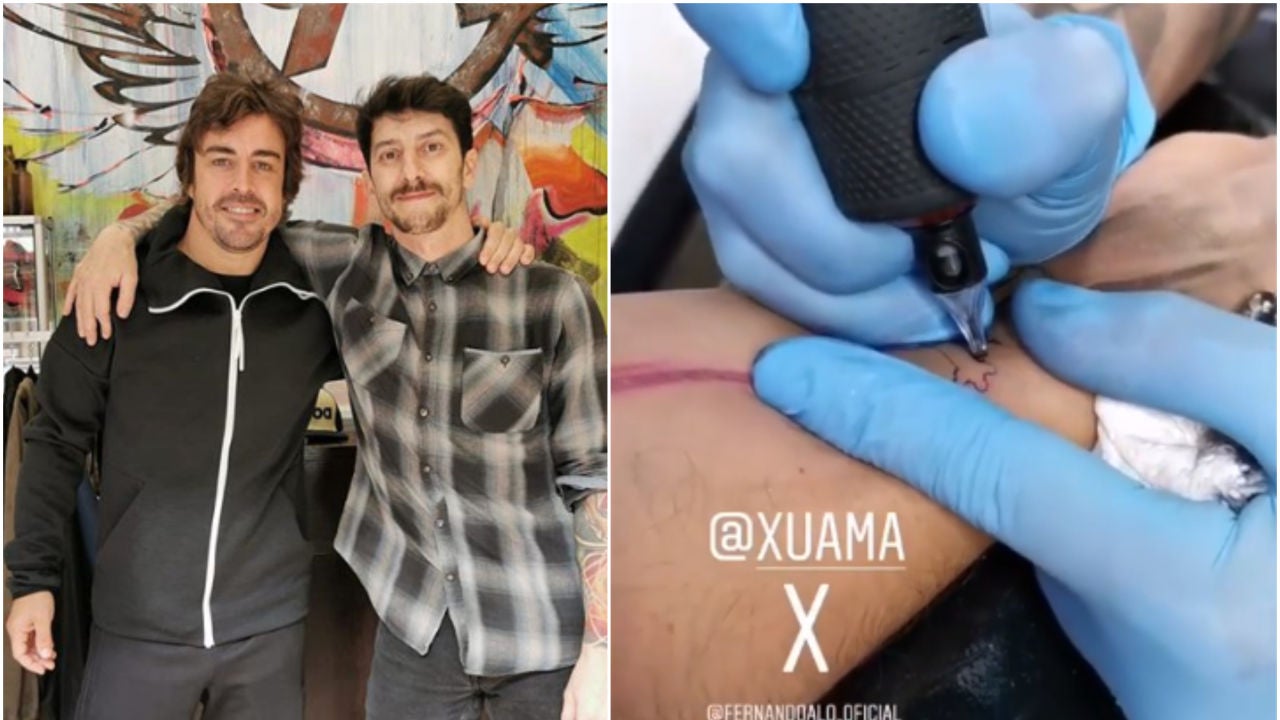 Así es el nuevo tatuaje de Fernando Alonso en su muñeca